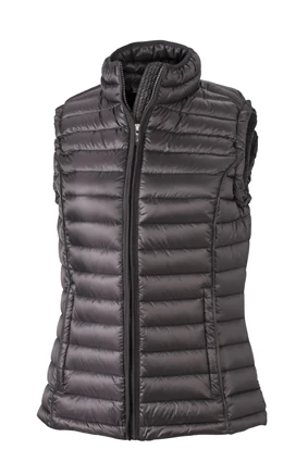 JAMES NICHOLSON LADIES' QUILTED DOWN VEST JAMES NICHOLSON LADIES' QUILTED DOWN VEST