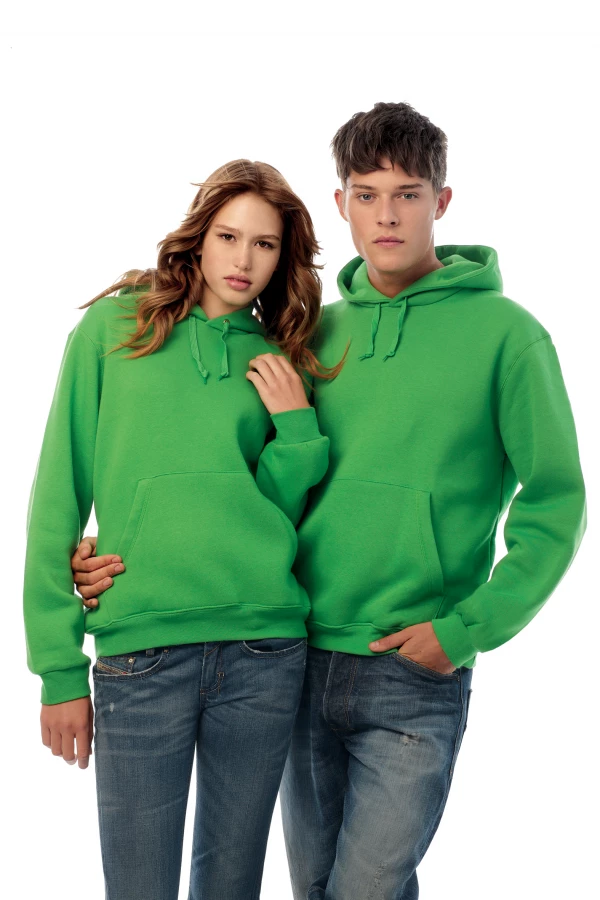 B&C HOODED - Unisex Hættetrøje med Kængurulomme og PST 3-tråd Teknologi B&C HOODED
