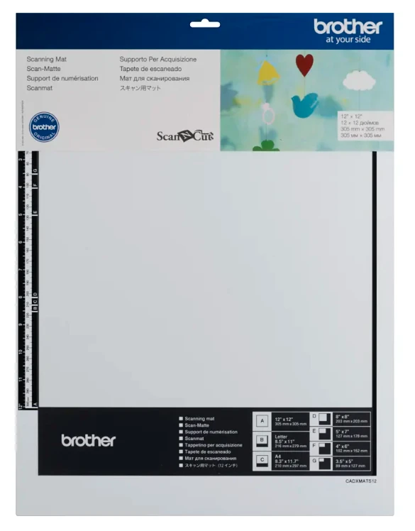 Brother ScanNCut Scanningsmåtte - 12" - til CM modellerne Brother ScanNCut Scanningsmåtte - 12" - til CM modellerne