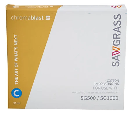Sawgrass chromablast UHD - Cyan - 31ml til SG500 og SG1000 Sawgrass chromablast UHD - Cyan - 31ml til SG500 og SG1000