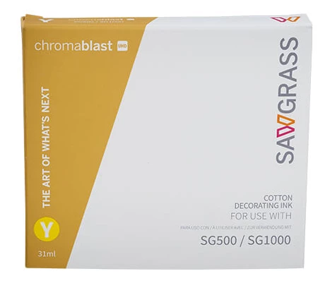 Sawgrass chromablast UHD - Yellow - 31ml til SG500 og SG1000 Sawgrass chromablast UHD - Yellow - 31ml til SG500 og SG1000