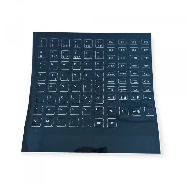 Tastatur Sticker - Dansk Layout - Sort Tastatur Sticker - Dansk Layout - Sort