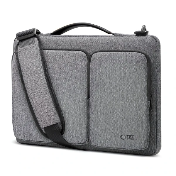 Computertaske - 15" og 16" - Crayon Grey TECH-PROTECT Computertaske DEFENDER bag laptop - 15" og 16" - crayon grey