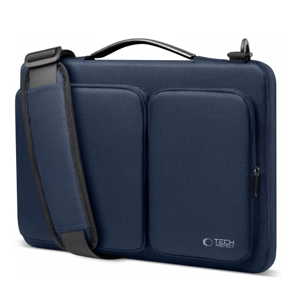 Computertaske - 15" og 16" - Navy blue TECH-PROTECT Computertaske DEFENDER bag laptop - 15" og 16" - navy blue