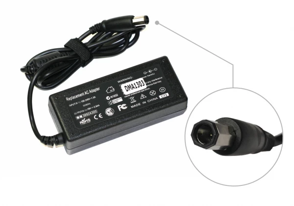 Dell 50W 19V 2.64A strømforsyning med Octagonal/Octagon/Hexagon strømforsyning tip - Kompatibel Dell 50W 19V 2.64A strømforsyning med Octagonal/Octagon/Hexagon strømforsyning tip - Kompatibel