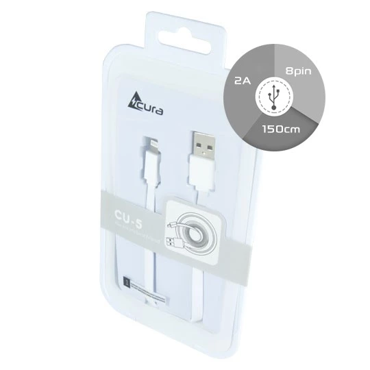 Lightning Kabel 1,5M - Hvid Lightning Kabel 1,5M - Hvid