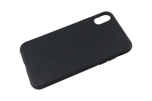 iPhone X/XS TPU Cover Sort – Slankt Apple Mobilcover iPhone X/XS TPU Cover - Sort