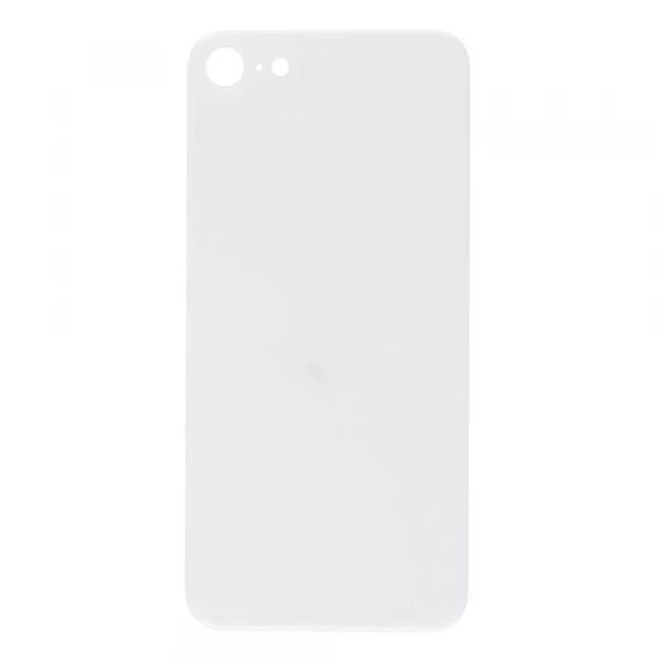 Apple iPhone 8 Bagside glas - Hvid Apple iPhone 8 Bagside glas - Hvid