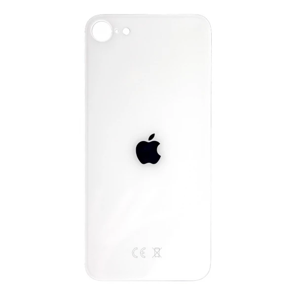 Apple iPhone SE (2020) Bagside glas - Hvid Apple iPhone SE (2020) Bagside glas - Hvid