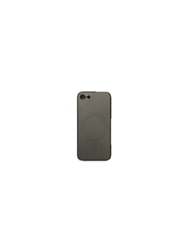 iPhone 7/8/SE (2/3. gen) Magsafe silicone case - sort iPhone 7/8/SE (2/3. gen) Magsafe silicone case - sort