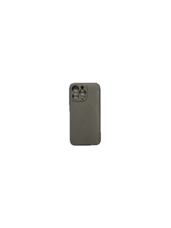 iPhone 13 Pro Back Case Matt - Sort iPhone 13 Pro Back Case Matt - Sort