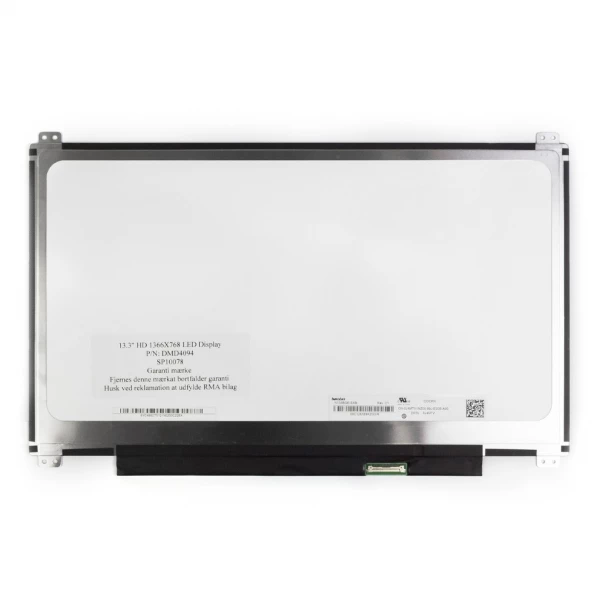 13.3" (1366x768) HD LED | Matte Display | LED 30 Pin | Bottom Right Connection 13.3" (1366x768) HD LED | Matte Display | LED 30 Pin | Bottom Right Connection