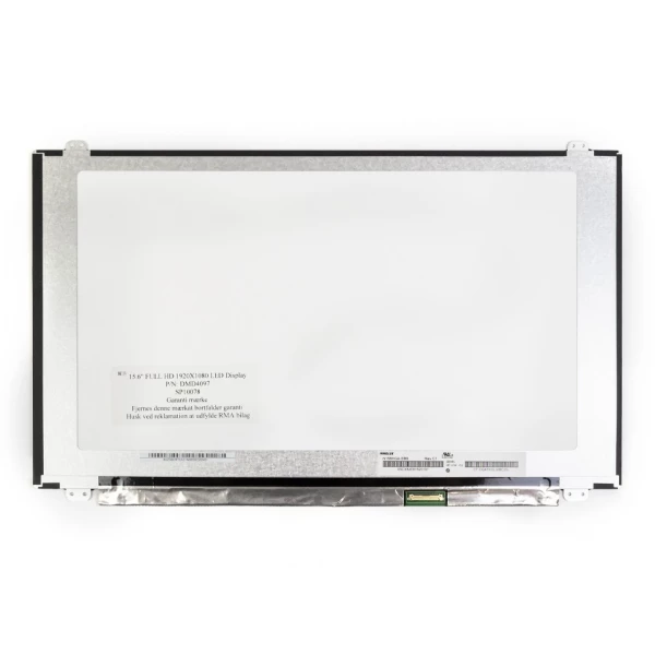 Bestillings vare, 15.6" (1920x1080) FULL HD LED | Glossy Display | LED 30 Pin | Bottom Right Connection Bestillings vare, 15.6" (1920x1080) FULL HD LED | Glossy Display | LED 30 Pin | Bottom Right Connection