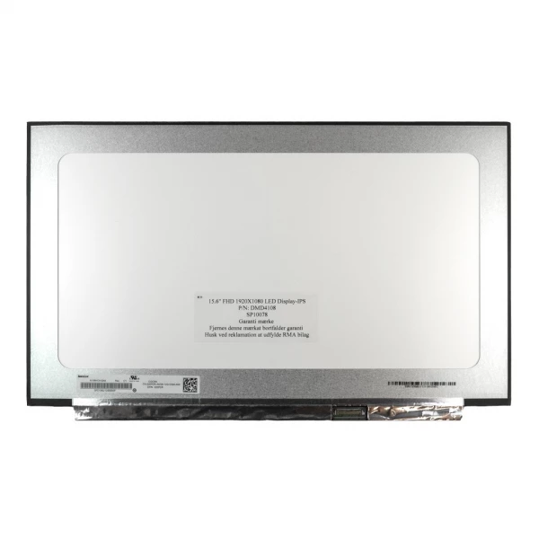 15.6" (1920x1080) FULL HD LED | Matte Display | LED 30 Pin | Bottom Right Connection - IPS(Uden monterings beslag) 15.6" (1920x1080) FULL HD LED | Matte Display | LED 30 Pin | Bottom Right Connection - IPS(Uden monterings beslag)