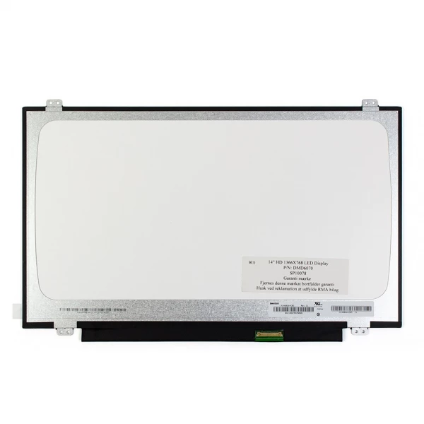 Bestillingsvare - 14" (1366x768) HD LED | Matte Display | LED 30 Pin | Bottom Right Connection Bestillingsvare - 14" (1366x768) HD LED | Matte Display | LED 30 Pin | Bottom Right Connection