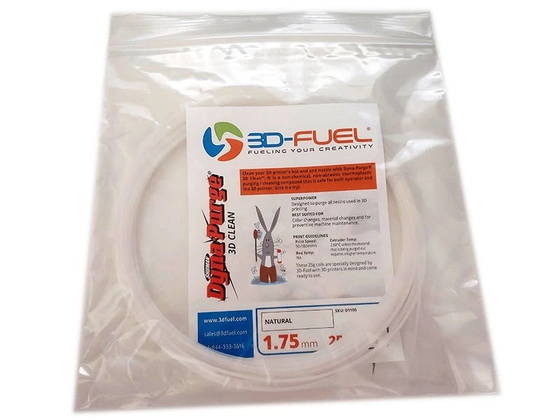 3D-Fuel - Rensefilament - 1,75 mm - 25 g 3D-Fuel - Rensefilament - 1,75 mm - 25 g