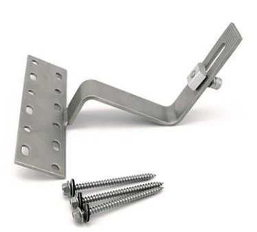 Montagebeslag til tegl tag - vandret