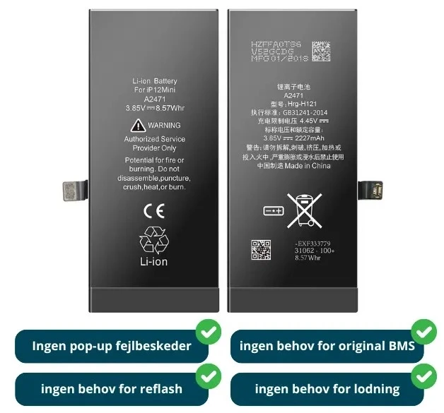 Apple iPhone 12 mini Batteri – Diagnosable iPhone 12 mini - Batteri Diagnosable