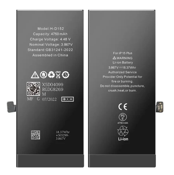 Apple iPhone 15 Plus Batteri – Diagnosable iPhone 15 Plus - Batteri Diagnosable