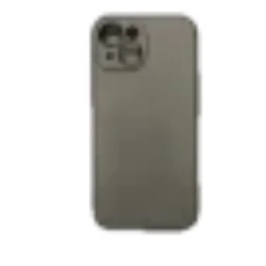 iPhone 15 BACK CASE MATT - Sort