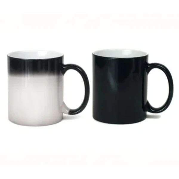 Krus - Farveskift Mat Sort - 36 stk