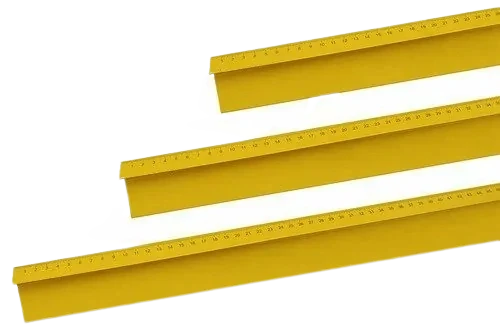 Skærelineal i metal 50 cm