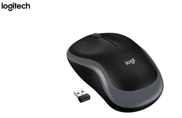 Logitech M185 Trådløs Mus - Pålidelig og Kompakt Design til Højre- og Venstrehåndede Logitech M185 Trådløs Mus