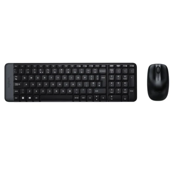 Logitech MK220 Compact  Tr&aring;dl&oslash;s Tastatur og mus combo US layout