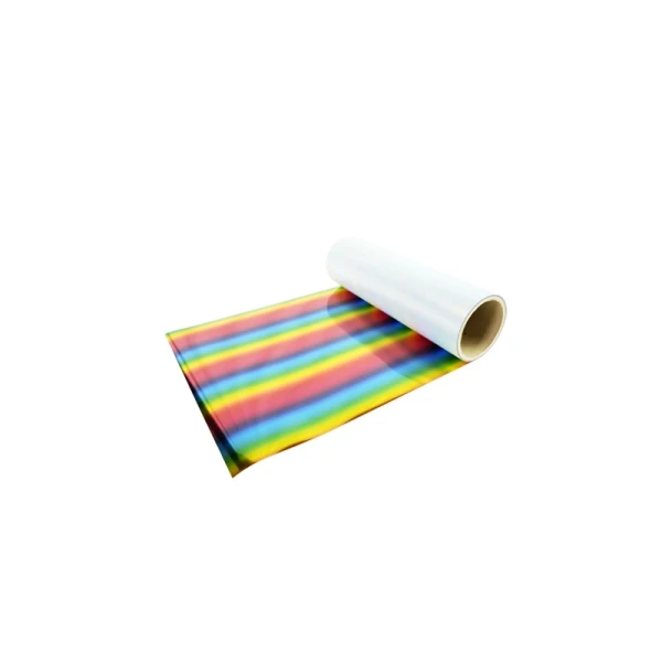 Chemica Metallic Deco - Rainbow Lines 1422 Tekstilfolie Chemica Metallic Deco - Rainbow Lines 1422 Tekstilfolie