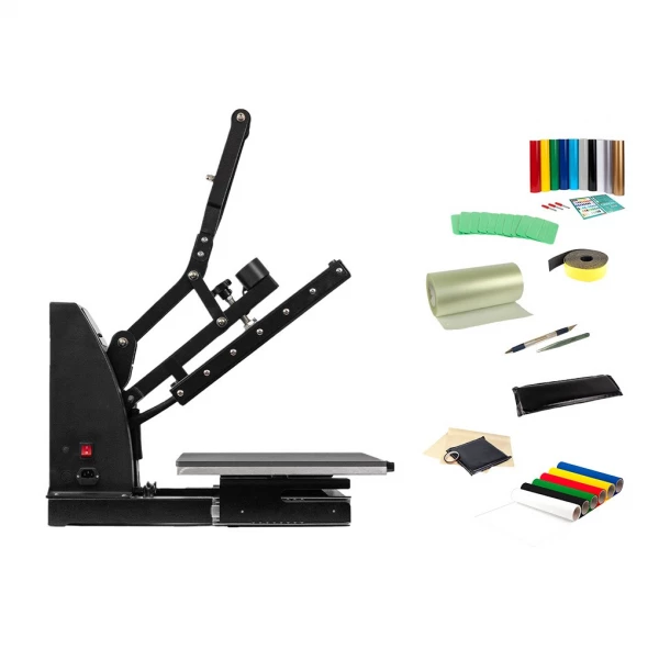 Makerspace Pakke med Semiautomatisk Varmepresser og folie i 30cm. Makerspace Pakke med Semiautomatisk Varmepresser og folie i 30cm.