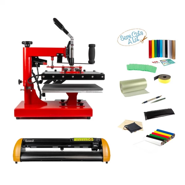 Makerspace Pakke med Expert II LX plotter og 4-i-1 varmepresser Makerspace Pakke med Expert II LX plotter og 4-i-1 varmepresser