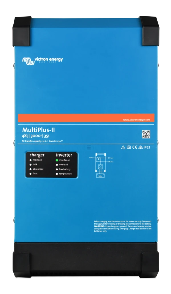 Victron MultiPlus-II 48/3000/35-32 &ndash; 230 V inverter og batterilader