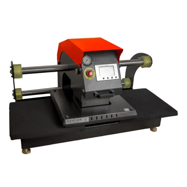 Pneumatisk dobbeltlokations varmepresser - 38x38cm Pneumatisk dobbeltlokations varmepresser - 38x38cm