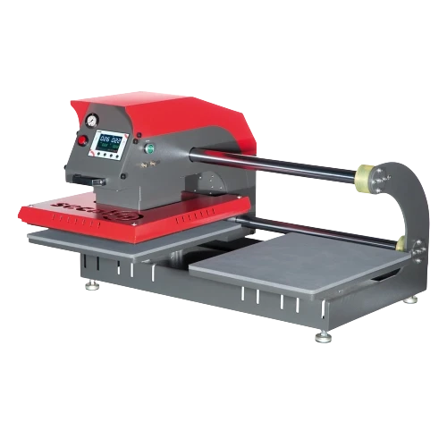 Secabo TPD7 Dobbeltplade Varmepresser – Pneumatisk Proff-løsning til Effektiv Tekstiltryk Secabo TPD7 Dobbeltplade varmepresser pneumatic