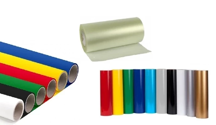 Startpakke med 10 farver folie 30cm skiltefolie og 6 farver tekstilfolie Startpakke med 10 farver folie 30cm skiltefolie og 6 farver tekstilfolie
