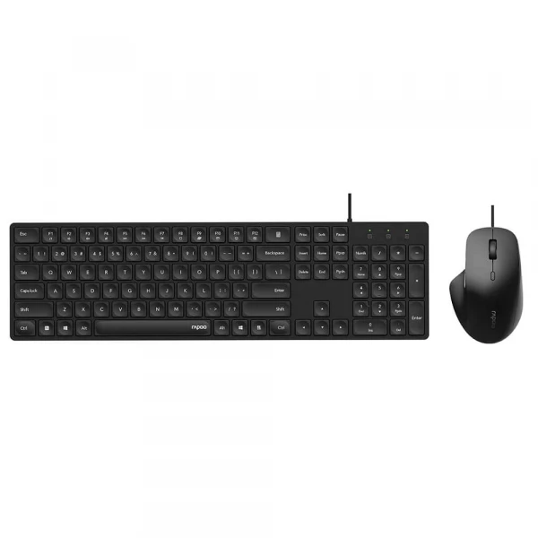 Keyboard/Mus Sæt NX8020 Kablet Sort Keyboard/Mus Sæt NX8020 Kablet Sort