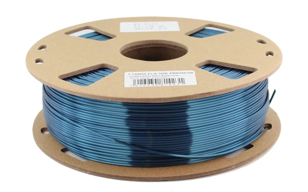 Silky Deep Cyan - 3DE Premium - PLA - 1.75mm Silky Deep Cyan - 3DE Premium - PLA - 1.75mm