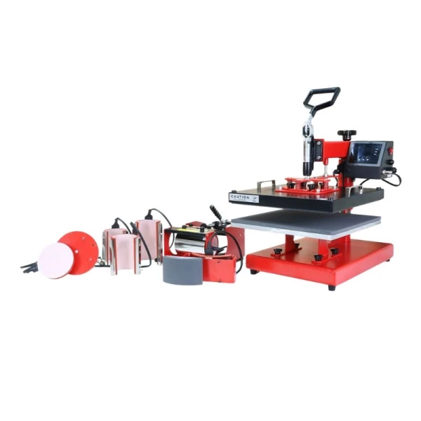 SkilPro 8-i-1 multifunktionel varmepresser – 38 × 38 cm SkilPro 8-i-1 multifunktionel varmepresser – 38 × 38 cm