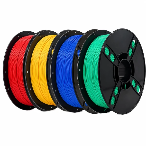 SKILPRO - PETG Filament pakke - R&oslash;d, gul, bl&aring; og gr&oslash;n - 4 x 1 kg