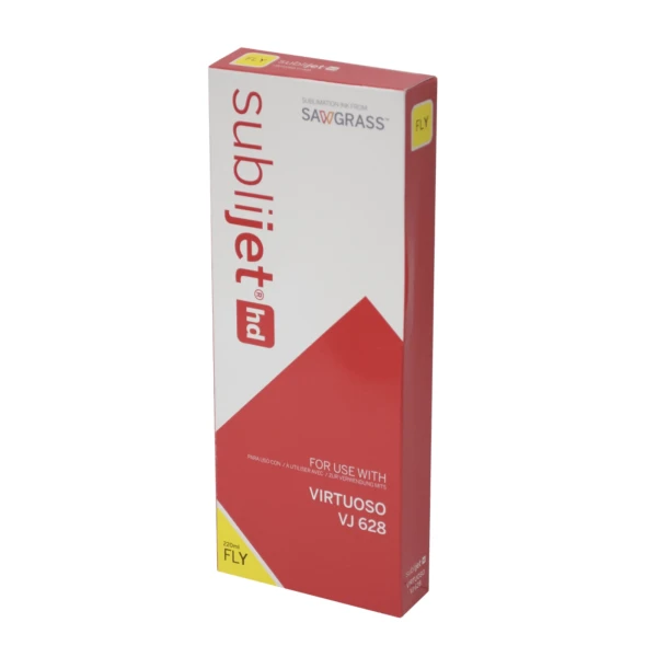 Sawgrass VJ628 Sublijet HD - Fluorescent Yellow - 220ml til SubliJet HD_SG VJ 628 Sawgrass VJ628 Sublijet HD - Fluorescent Yellow - 220ml til SubliJet HD_SG VJ 628