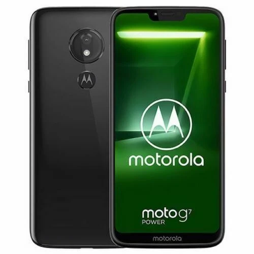 Motorola Moto G7 Power 64GB – Brugt mobil med stort batteri Motorola Moto G7 POWER 64GB (Ceramic Black) - Grade B