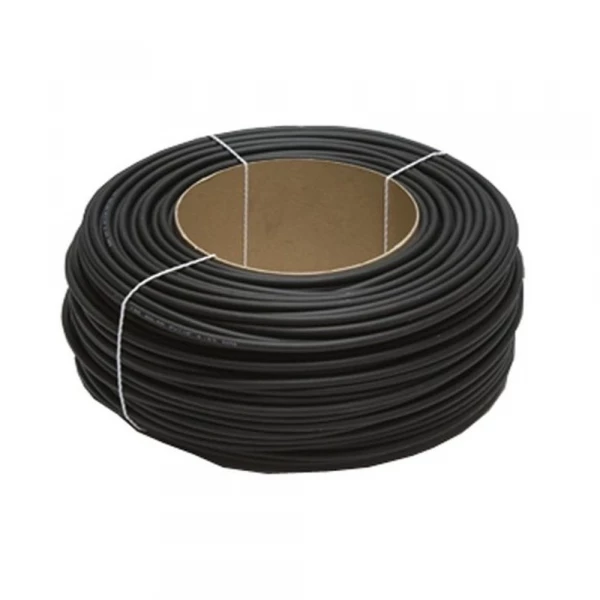 Sort power kabel - 4mm, godkendt 100 meter Sort power kabel - 4mm, godkendt 100 meter