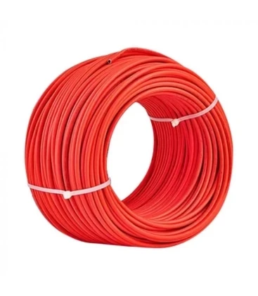 Rødt power kabel - 4mm, godkendt 100 meter Rødt power kabel - 4mm, godkendt 100 meter