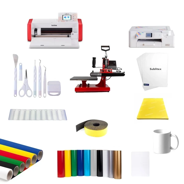 Skilte Startpakke komplet til sublimation og folie tryk Skilte Startpakke komplet til sublimation og folie tryk