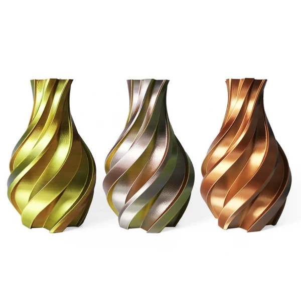 Gold, Silver and Copper - 3DE Premium - Silky PLA - 1.75mm Gold, Silver and Copper - 3DE Premium - Silky PLA - 1.75mm