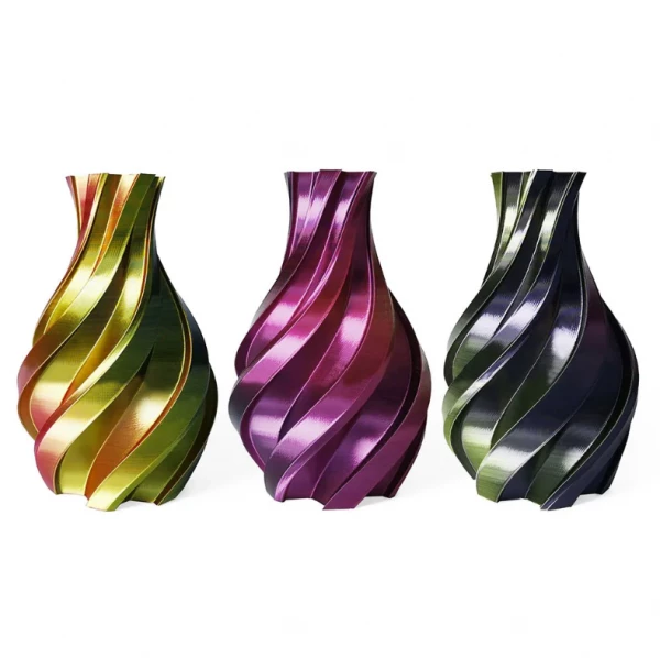 Gold, Fuchsia And Black - 3DE Premium - Silky PLA - 1.75mm Gold, Fuchsia And Black - 3DE Premium - Silky PLA - 1.75mm