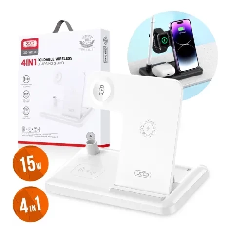 Trådløs Oplader XO-WX033 15W 4i1 Trådløs Oplader XO-WX033 15W 4i1