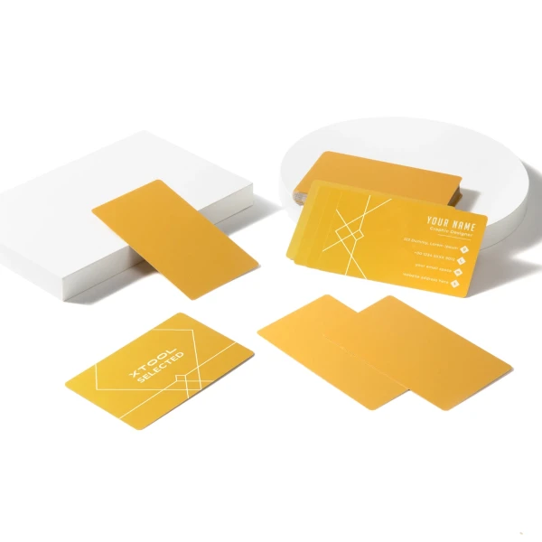 xTool Metal Visitkort - 60 STK - Guld xTool Metal Visitkort - 60 STK - Guld