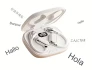 Wireless Al translation headset 144 languages - white