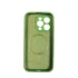 iPhone 15 Pro Magsafe invisible silicon back cover - pistachio